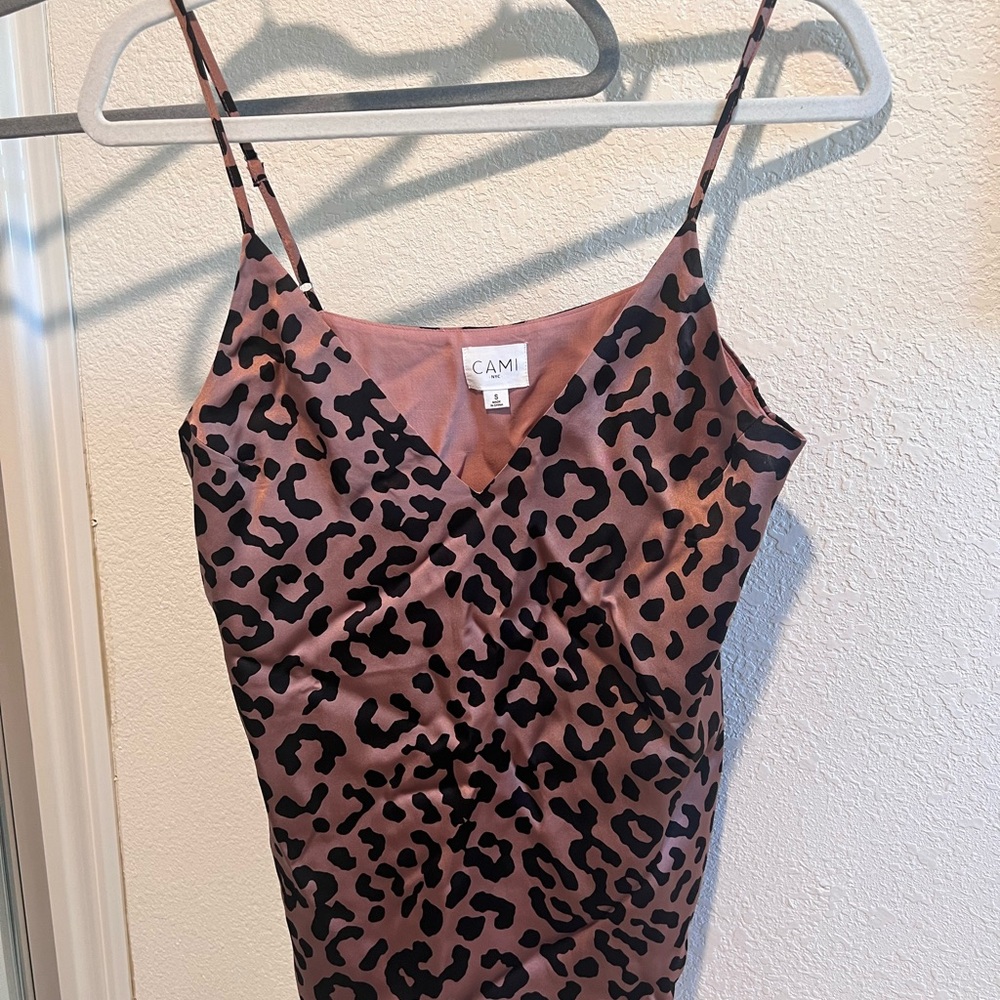 Cami NYC silk leopard Print Women's Top